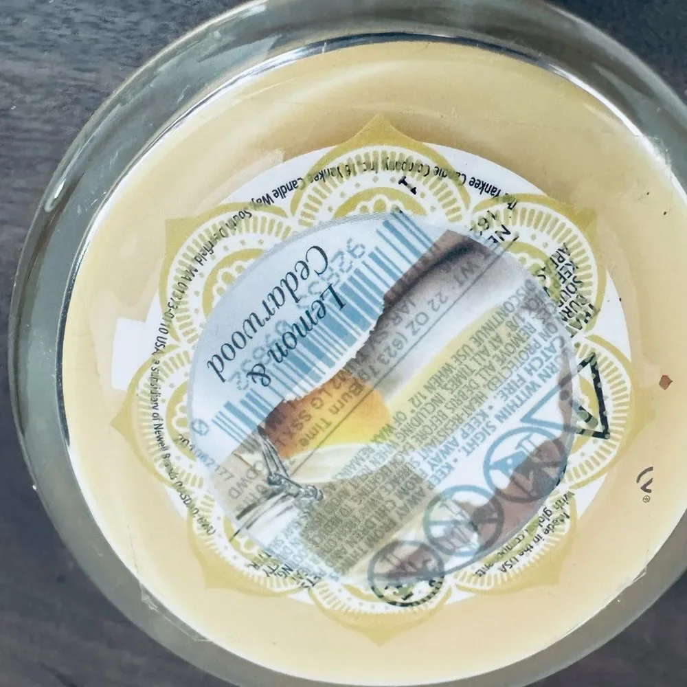 Yankee Candle Lemon Cedarwood Dual Wick Jar Candle